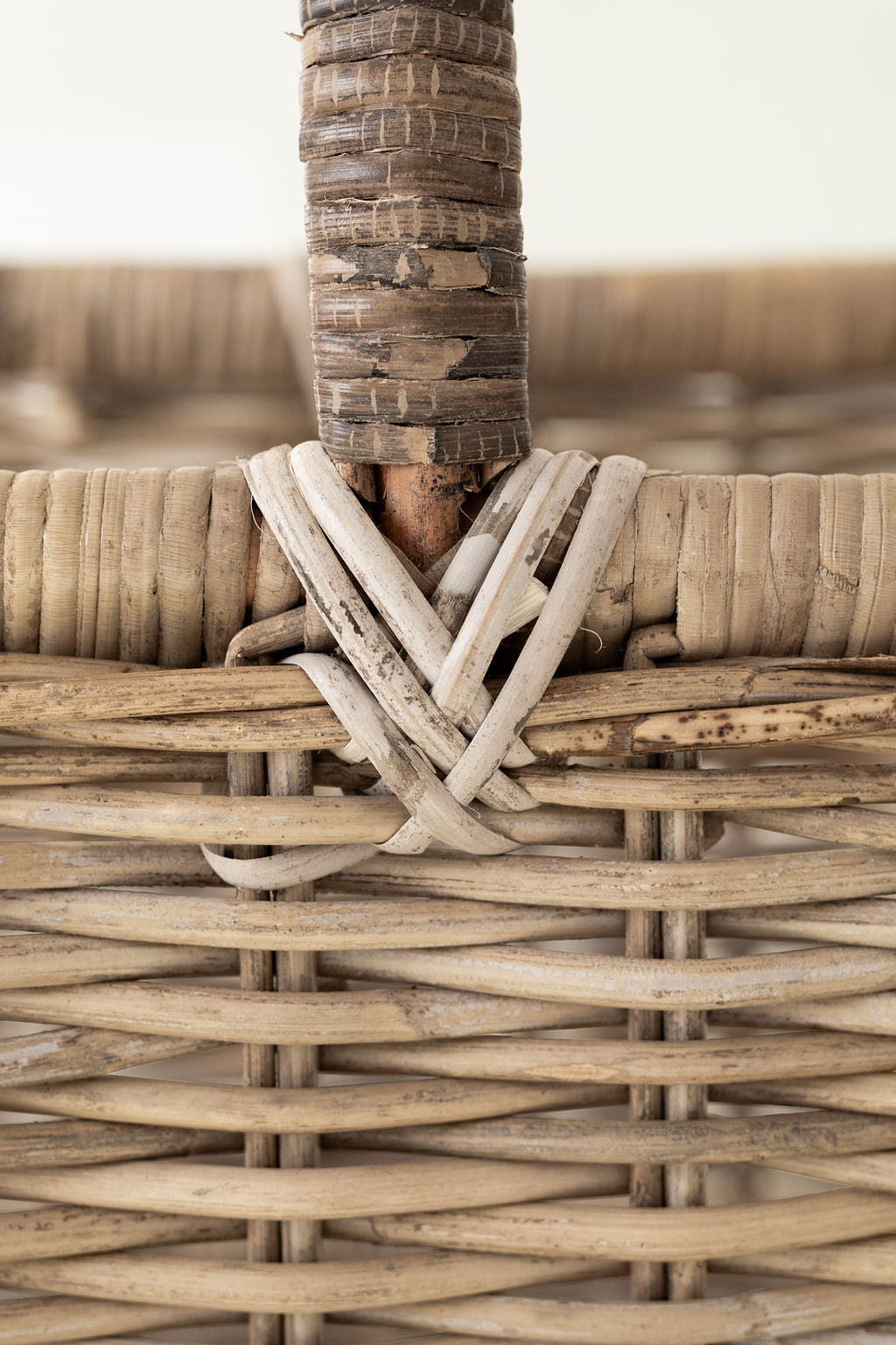 Rattan Rectangular Log Basket
