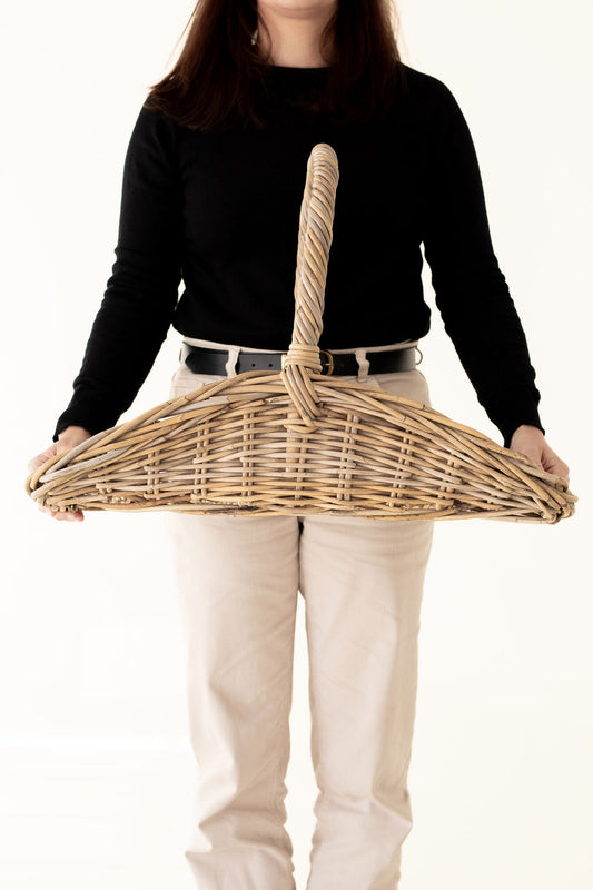 Rattan Flower Carrier Basket