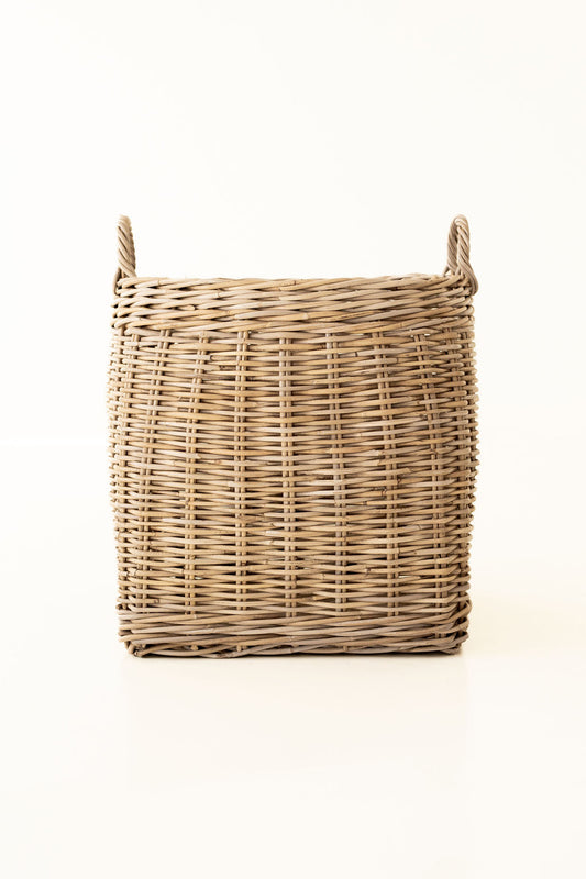 Rattan Paper Bag Style Storage Basket