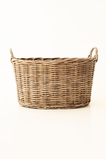 Rattan Oval Laundry Basket