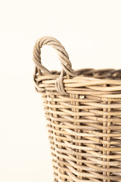 Rattan Oval Laundry Basket