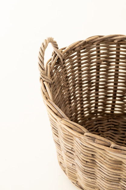Rattan Oval Laundry Basket