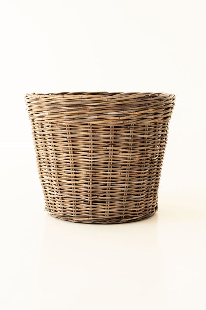 Rattan Classic Round Planter Basket