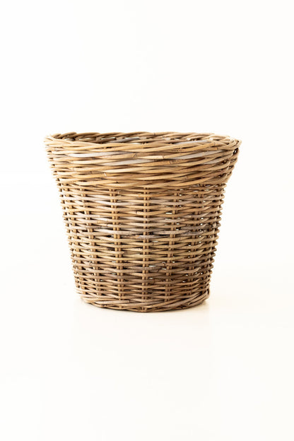 Rattan Classic Round Planter Basket