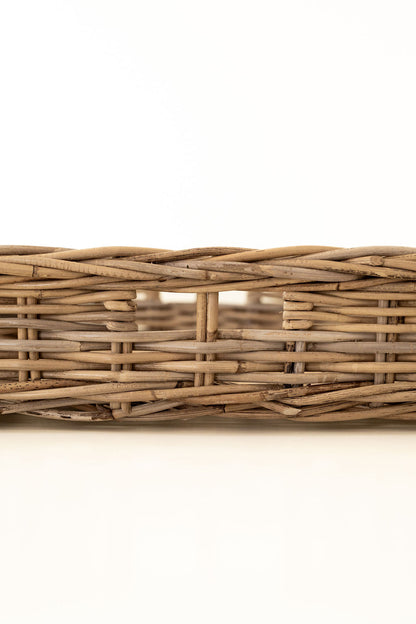 Rattan Square Tray - No Handles