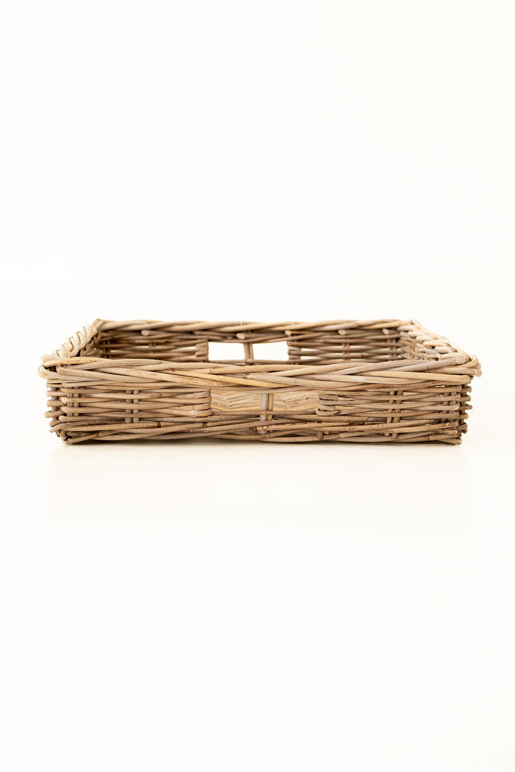 Rattan Square Tray - No Handles