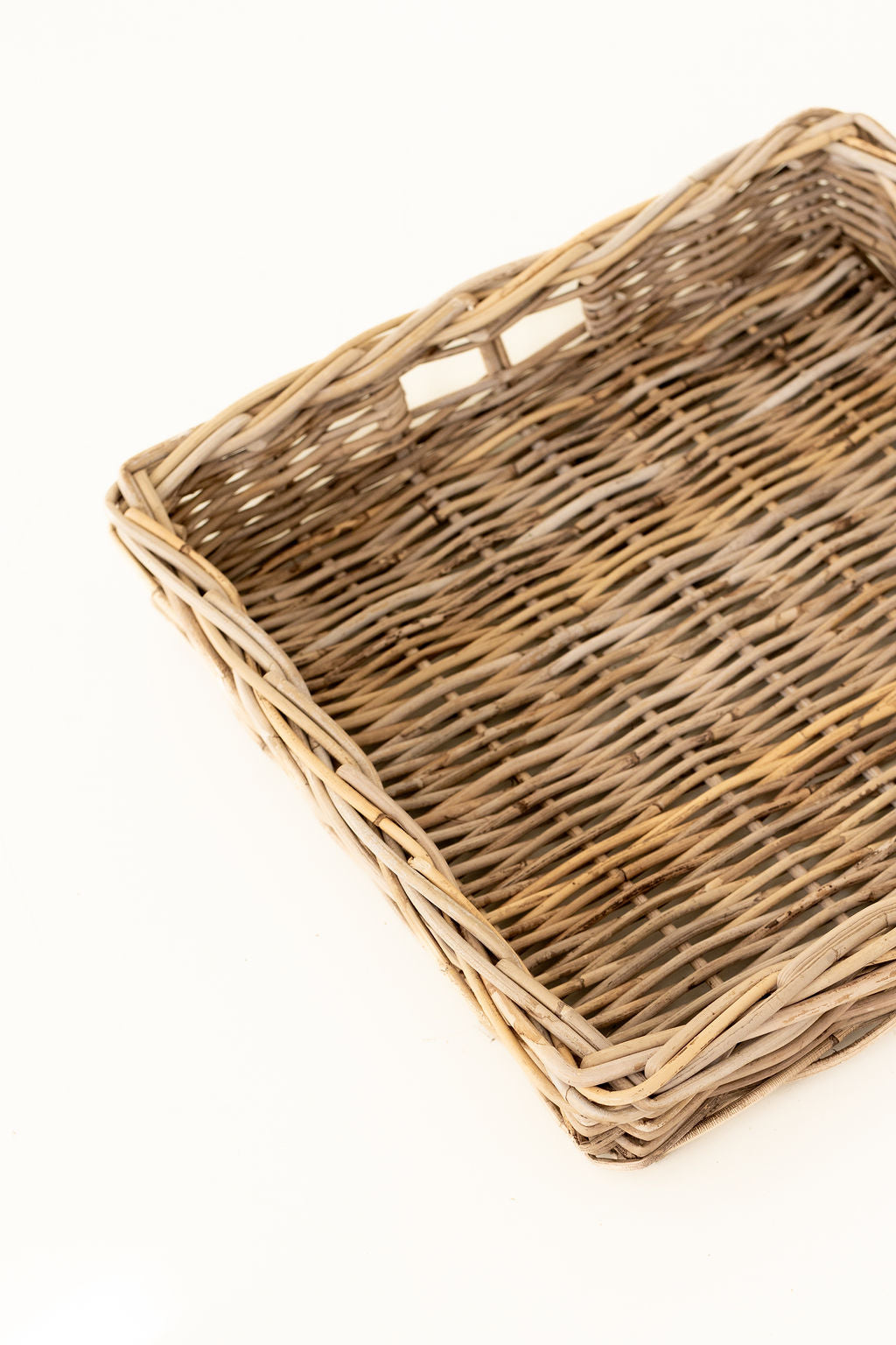 Rattan Square Tray - No Handles