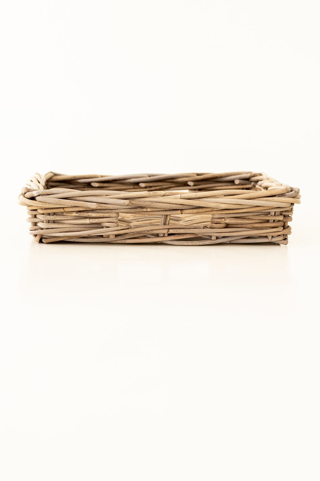 Rattan Square Tray - No Handles