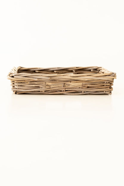 Rattan Square Tray - No Handles