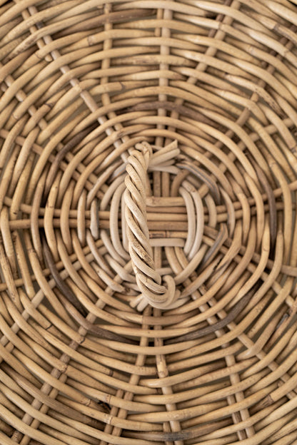 Rattan Laundry Basket with Lid and Linen Inner Bag