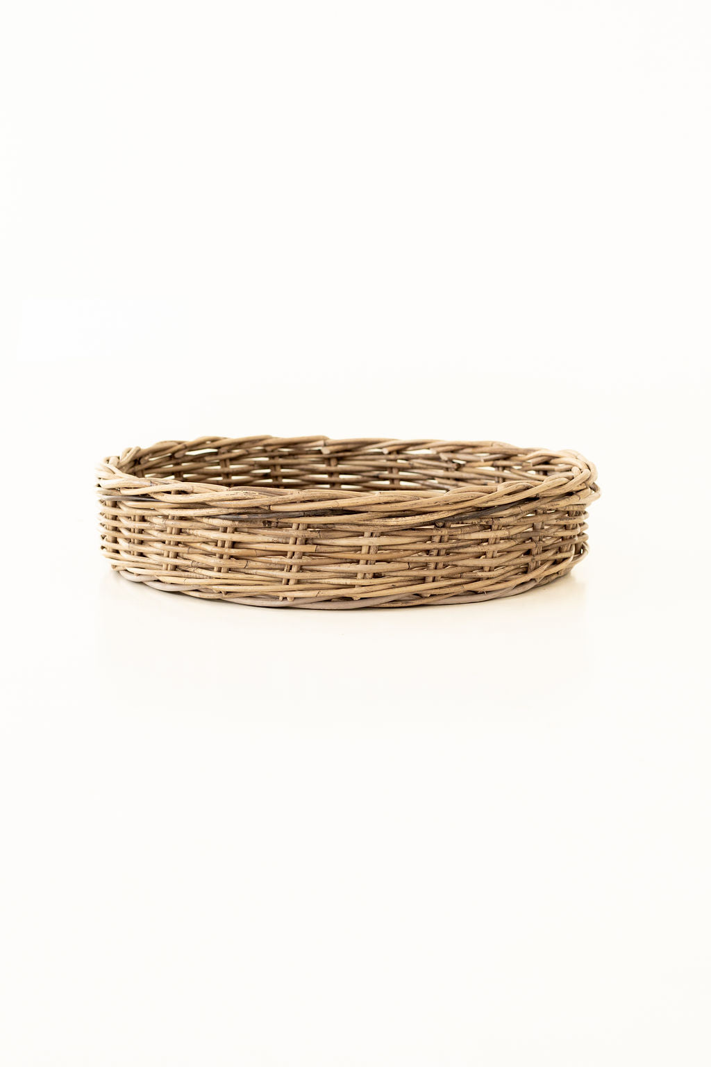 Rattan Round Tray - No Handles