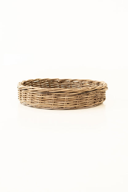 Rattan Round Tray - No Handles
