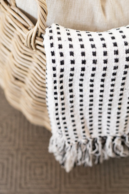 Pre-Order -Rattan Round Storage Basket with Handles