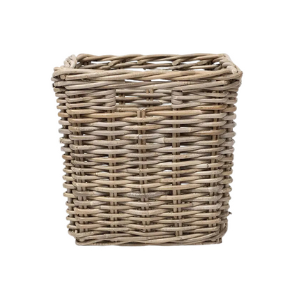 Rattan Square Kubu Grey Storage Baskets