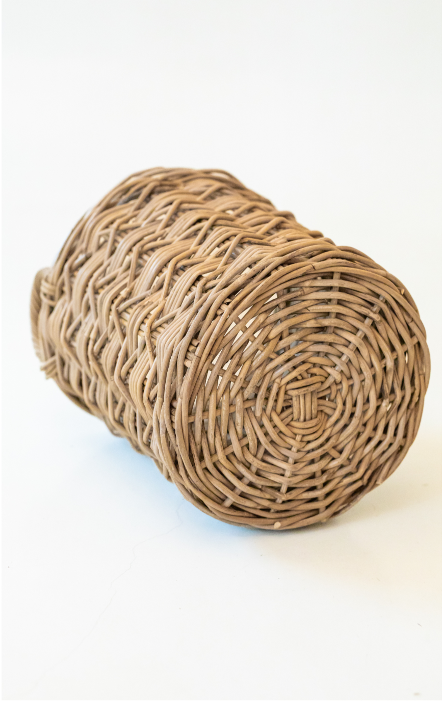 Rattan Round X Weave Basket