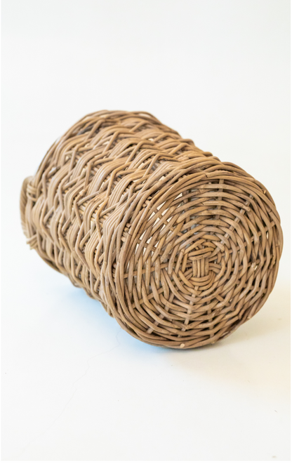 Rattan Round X Weave Basket