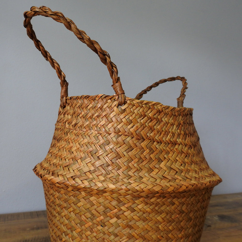 Sea Grass Belly Basket