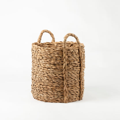 Natural Cattail Leaf Baskets