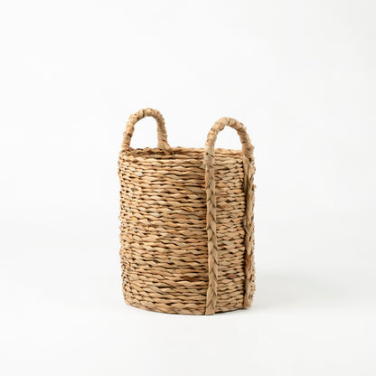 Natural Cattail Leaf Baskets