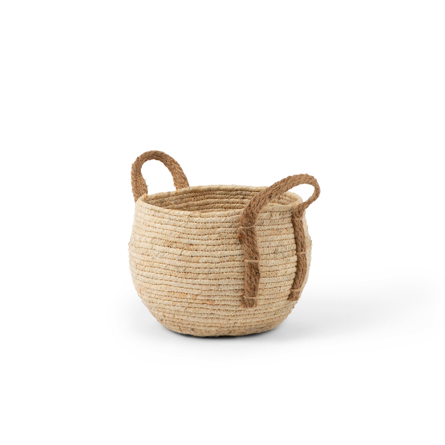 Natural Woven Basket with Hemp Handle – Basketly