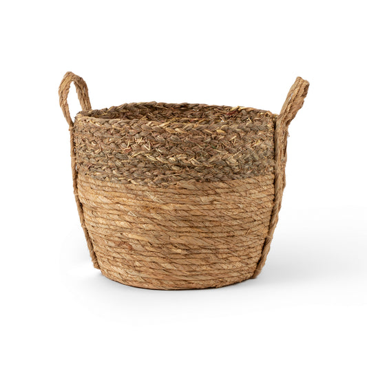 Braided Grass Top Basket