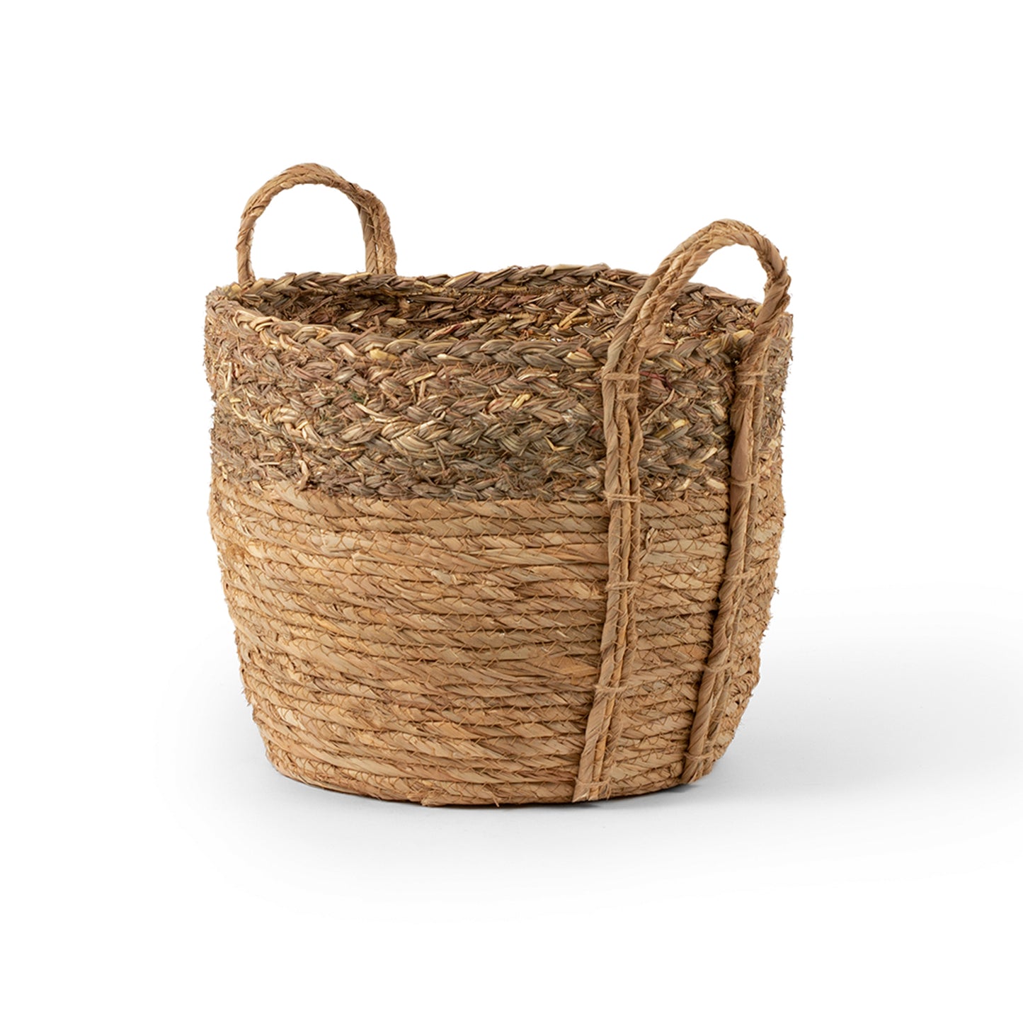 Braided Grass Top Basket