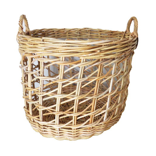 Rattan Round Natural Open Weave