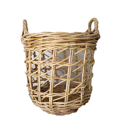 Rattan Round Natural Open Weave
