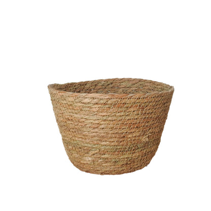 Woven Grass Flower Pot